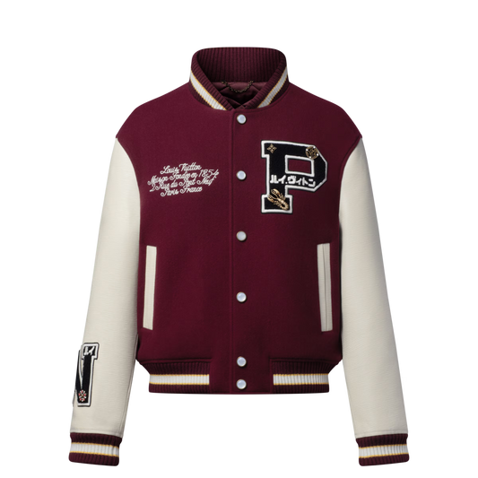 Epi Leather Varsity Jacket