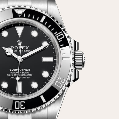Rolex Submariner Oyster, 41 mm, Oystersteel m124060-0001