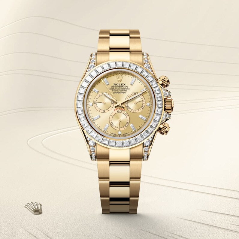 Rolex Cosmograph Daytona Oyster, 40 mm, yellow gold and diamonds M126598TBR-0001