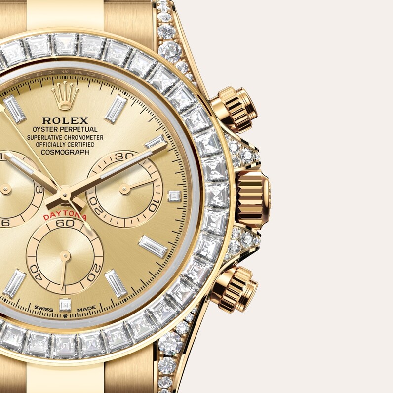 Rolex Cosmograph Daytona Oyster, 40 mm, yellow gold and diamonds M126598TBR-0001