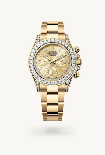 Rolex Cosmograph Daytona Oyster, 40 mm, yellow gold and diamonds M126598TBR-0001