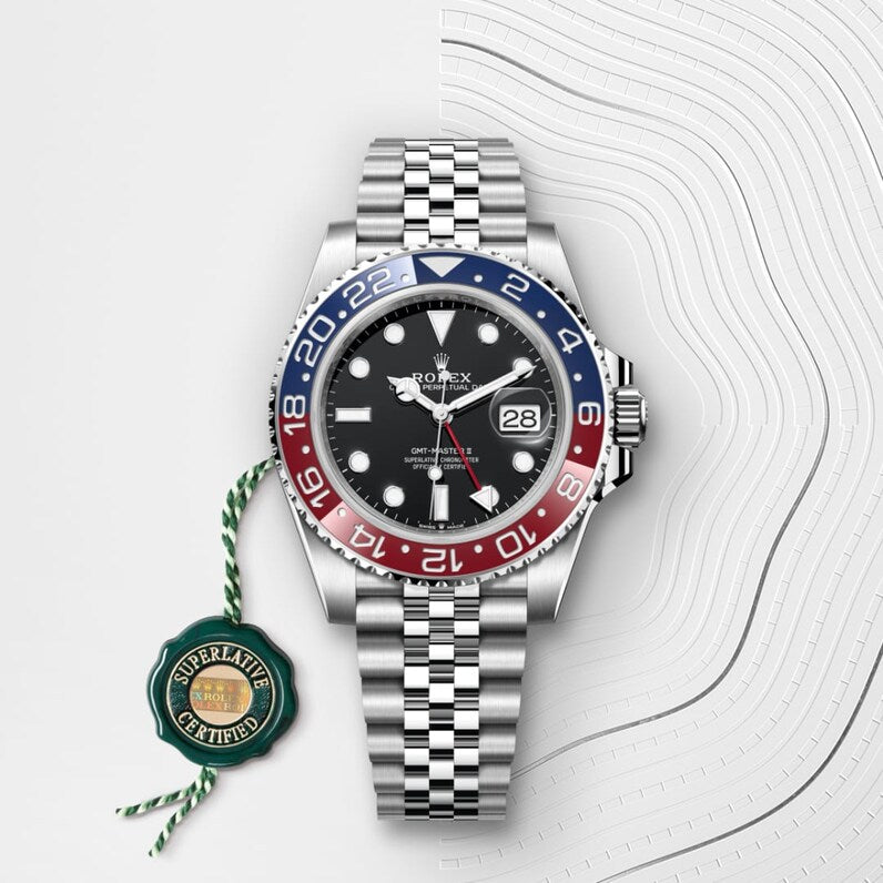 Rolex GMT-Master II Oyster, 40 mm, Oystersteel M126710BLRO-0001