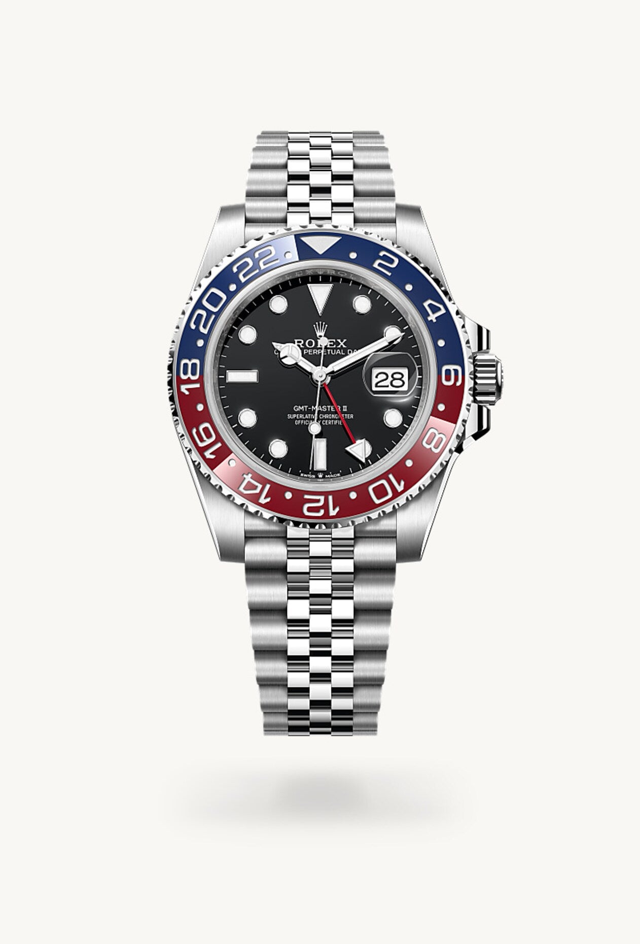 Rolex GMT-Master II Oyster, 40 mm, Oystersteel M126710BLRO-0001