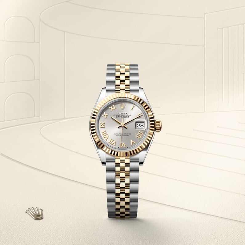Rolex Lady-Datejust Oyster, 28 mm, Oystersteel and yellow gold M279173-0005