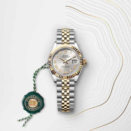 Rolex Lady-Datejust Oyster, 28 mm, Oystersteel and yellow gold M279173-0005