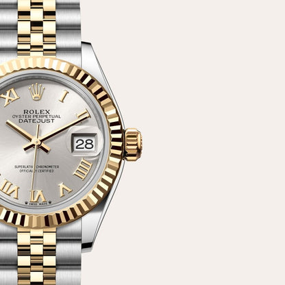Rolex Lady-Datejust Oyster, 28 mm, Oystersteel and yellow gold M279173-0005