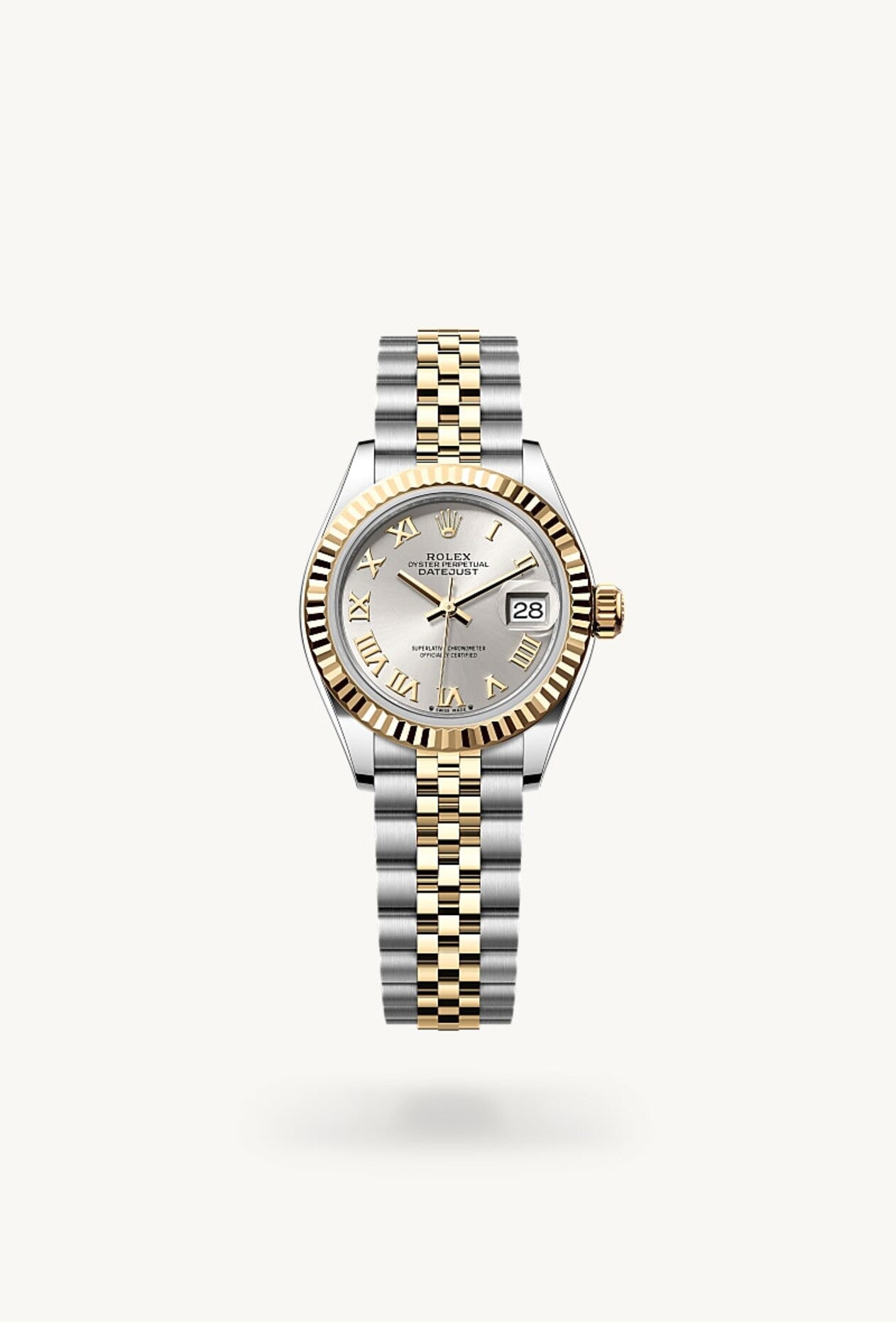 Rolex Lady-Datejust Oyster, 28 mm, Oystersteel and yellow gold M279173-0005