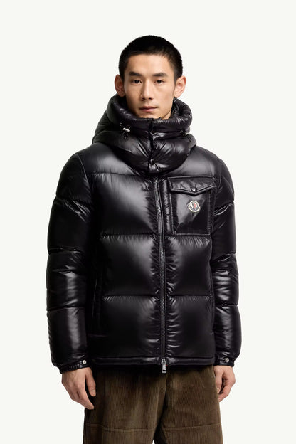 Montbéliard Short Down Jacket with Hood – Premium Winter Luxury